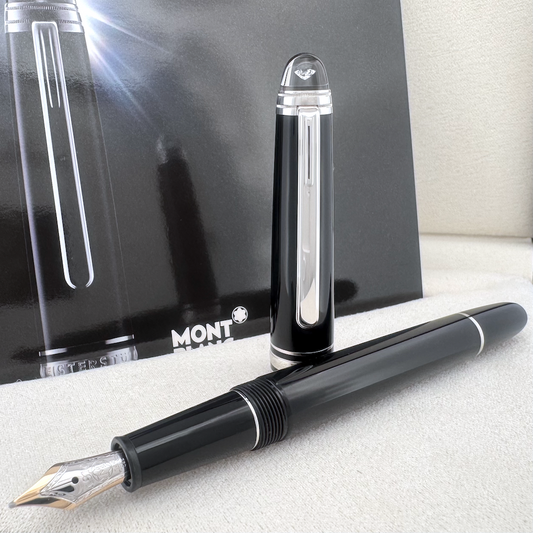 Montblanc Meisterstück Diamond Platinum-Coated Classique Füllfederhalter