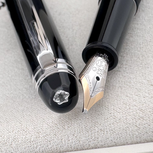 Montblanc Meisterstück Diamond Platinum-Coated Classique Füllfederhalter